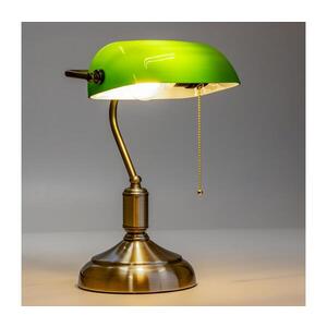 Imagine Lampă de masă BRILAGI BANK OFFICE 1xE27/60W/230V alamă/verde