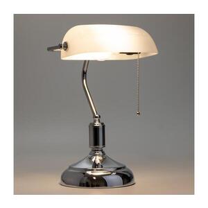 Imagine Lampă de masă BRILAGI BANK OFFICE 1xE27/60W/230V crom lucios/alb