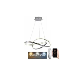 Imagine Lustră LED dimabilă pe cablu BRILAGI COSMOWAVE LED/70W/230V 3000-6500K crom + telecomandă