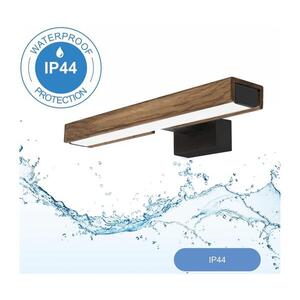 Imagine Aplică LED pentru oglindă de baie BRILAGI WOODY MIRROR LED/8W/230V IP44 stejar/negru