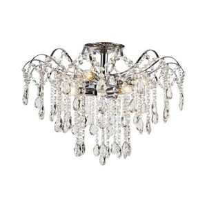 Imagine Lustră de cristal aplicată BRILAGI CRYSTAL 6xE14/60W/230V crom lucios