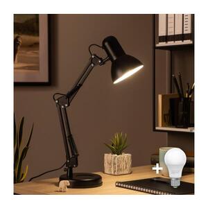 Imagine Lampă LED de masă ROMERO 1xE27/10W/230V neagră BRILAGI