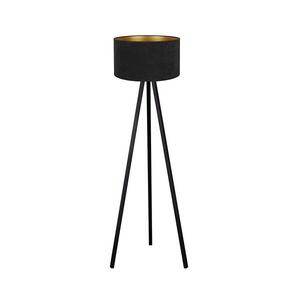 Imagine Lampadar BRILAGI VELVET 1xE27/60W/230V negru/wenge