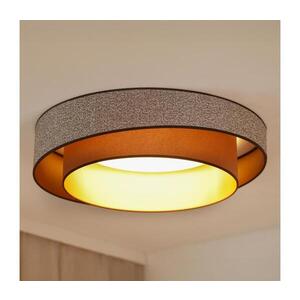 Imagine Plafonieră LED dimabilă BRILAGI VEGAS SHINE LED/24W/230V d. 60 cm maro + telecomandă