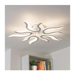 Imagine Lustră LED dimabilă aplicată BRILAGI TWIST LED/65W/230V 3000-6500K alb + telecomandă