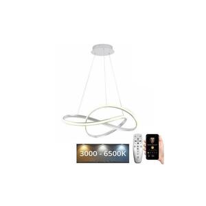 Imagine Lustră LED dimabilă pe cablu BRILAGI COSMOWAVE LED/70W/230V 3000-6500K alb + telecomandă