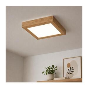 Imagine Plafonieră LED dimabilă BRILAGI WOODY FRAME LED/24W/230V stejar 30x30 cm IP44 + telecomandă