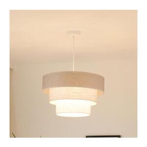 Imagine Lustră pe cablu BRILAGI ALASKA LUNETA 1xE27/15W/230V d. 45 cm gri/crem