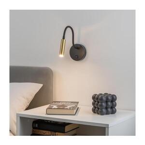 Imagine Lampă flexibilă dimabilă de perete BRILAGI MAYA 1xG9/4W/230V negru/auriu