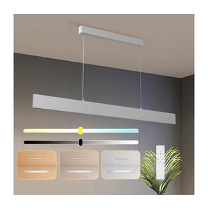 Imagine Lustră LED dimabilă pe cablu BRILAGI SLIMLINE LED/40W/230V 3000-6000K argintiu + telecomandă