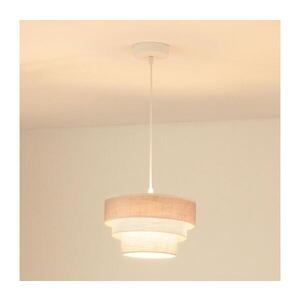 Imagine Lustră pe cablu BRILAGI ALASKA LUNETA 1xE27/15W/230V d. 25 cm gri/crem
