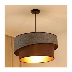 Imagine Lustră pe cablu BRILAGI VEGAS SHINE 1xE27/15W/230V d. 50 cm gri/maro