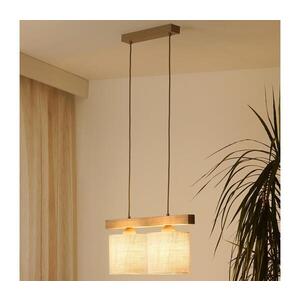 Imagine Lustră pe cablu BRILAGI FOREST 2xE27/15W/230V pin/maro/crem