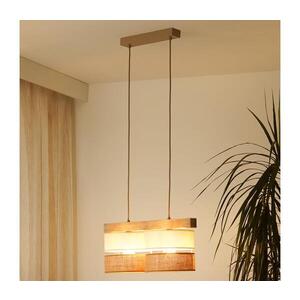 Imagine Lustră pe cablu BRILAGI FOREST 2xE27/15W/230V pin/bej/crem