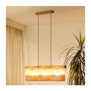 Imagine Lustră pe cablu BRILAGI FOREST 3xE27/15W/230V pin/bej/crem