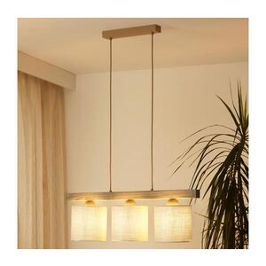 Imagine Lustră pe cablu BRILAGI FOREST 3xE27/15W/230V pin/maro/crem