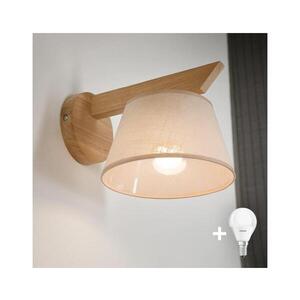 Imagine Aplică BRILAGI ANTHONY 1xE14/40W/230V stejar/bej