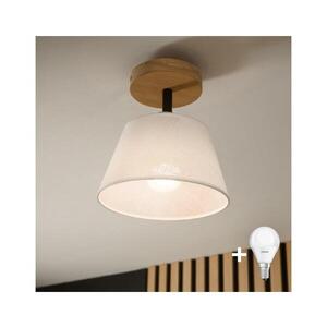 Imagine Lustră aplicată BRILAGI ANTHONY 1xE14/60W/230V stejar/alb