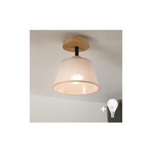 Imagine Lustră aplicată BRILAGI ANTHONY 1xE14/60W/230V stejar/bej