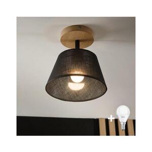 Imagine Lustră aplicată BRILAGI ANTHONY 1xE14/60W/230V stejar/negru