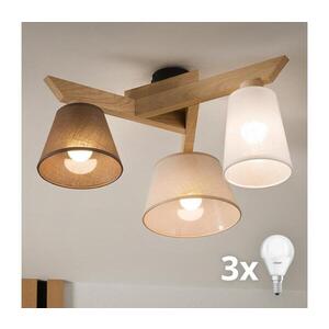 Imagine Lustră aplicată BRILAGI ANTHONY 3xE14/40W/230V stejar