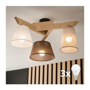 Imagine Lustră aplicată BRILAGI ANTHONY 3xE14/40W/230V stejar