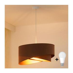 Imagine Lustră LED pe cablu BRILAGI LYRA 1xE27/15W/230V maro/auriu