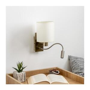 Imagine Lampă LED flexibilă de perete BRILAGI NUBILA 1xE27/25W/230V + LED/3W alamă/crem