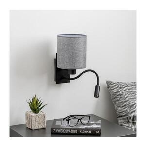 Imagine Lampă LED flexibilă de perete BRILAGI NUBILA 1xE27/25W/230V + LED/3W negru/gri
