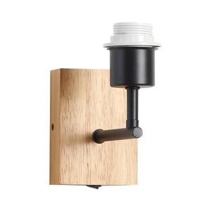 Imagine Lampă de perete BRILAGI NUBILA WOOD 1xE27/25W/230V stejar/negru