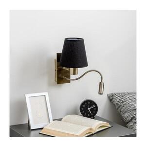 Imagine Lampă LED de perete BRILAGI NUBILA 1xE27/25W/230V + LED/3W alamă/negru