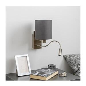 Imagine Lampă LED de perete BRILAGI NUBILA 1xE27/25W/230V + LED/3W crom/antracit