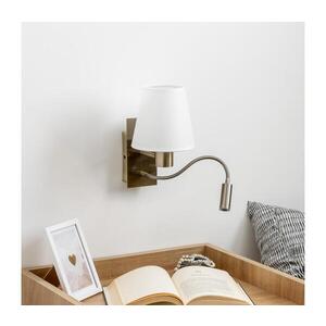 Imagine Lampă LED de perete BRILAGI NUBILA 1xE27/25W/230V + LED/3W alamă/alb
