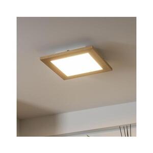 Imagine Plafonieră LED dimabilă BRILAGI SLIMFRAME WOOD LED/25W/230V 34x34 cm + telecomandă