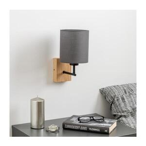 Imagine Lampă de perete BRILAGI NUBILA WOOD 1xE27/25W/230V stejar/antracit
