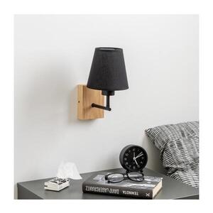Imagine Lampă de perete BRILAGI NUBILA WOOD 1xE27/25W/230V stejar/negru