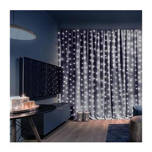 Imagine Perdea LED de Crăciun BRILAGI 300xLED/8 funcții/3xAA/USB 1, 2m alb rece
