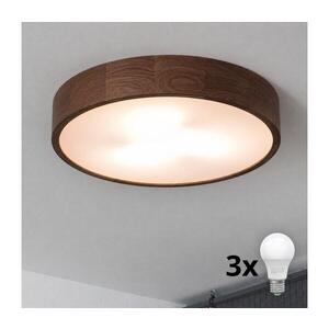 Imagine Plafonieră LED BRILAGI CARVALHO 3xE27/60W/230V stejar nuc d. 47 cm