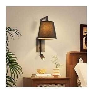 Imagine Lampă LED de perete BRILAGI RAYA 1xE14/40W/230V + LED/3W negru