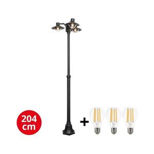 Imagine Lampă LED de exterior VEERLE 3xE27/60W/230V IP44 BRILAGI