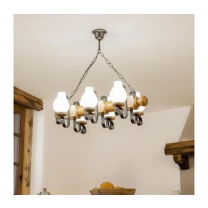 Imagine Lustră pe lanț BRILAGI RUSTIC 6xE14/40W/230V fag/nuc