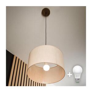 Imagine Lustră pe cablu BRILAGI ANTHONY 1xE27/60W/230V stejar nuc/bej