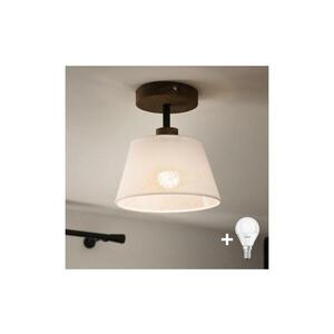 Imagine Lustră LED aplicată BRILAGI ANTHONY 1xE14/60W/230V stejar nuc/alb