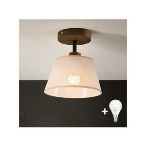 Imagine Lustră LED aplicată BRILAGI ANTHONY 1xE14/60W/230V stejar nuc/bej