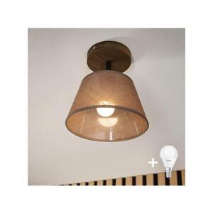 Imagine Lustră LED aplicată BRILAGI ANTHONY 1xE14/60W/230V stejar nuc/maro