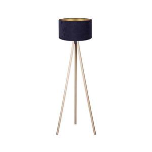 Imagine Lampadar VELVET 1xE27/60W/230V bej/albastru BRILAGI