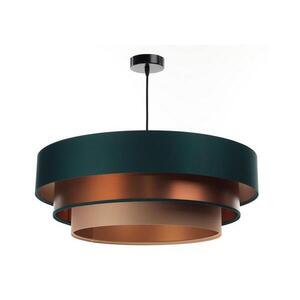 Imagine Lustr TRINITI 1xE27/60W/230V verde/cupru pe cablu
