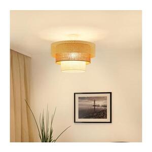 Imagine BRILAGI - Plafonieră CEDAR LUNETA 1xE27/15W/230V pr. 45 ratan maro/crem