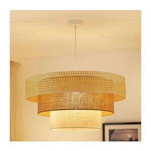 Imagine BRILAGI - Lustr CEDAR LUNETA 1xE27/15W/230V pr. 60 ratan maro/crem