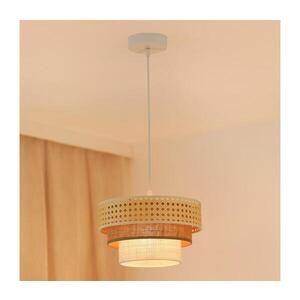 Imagine BRILAGI - Lustr CEDAR LUNETA 1xE27/15W/230V pr. 25 ratan maro/crem